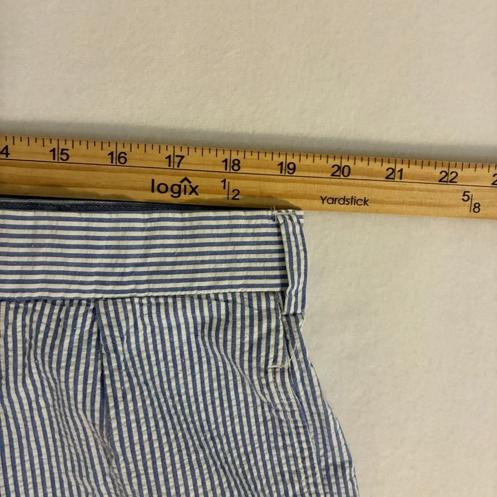 Polo Golf Ralph Lauren Pleated Shorts Men's Size 40 (Fits 38) Seersucker Preppy